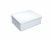 Wit blik rechthoek doos large (2 stuks)