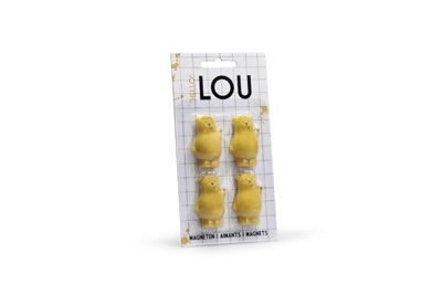 Beer Lou Curry Magneten - 4 in Blister (6 stuks)