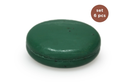 Zeep Rond Mosgroen Scrub (Set van 6 stuks)