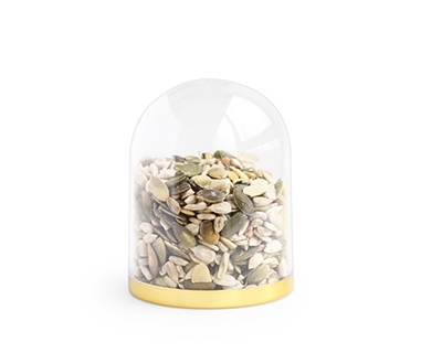 Plastic Globe Gouden Bodem Ø 6,5 cm (24 stuks)