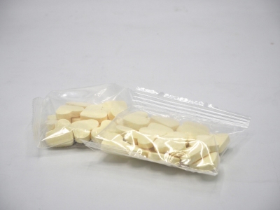 Dextrose Hartjes Geel 20 gram (15 stuks)