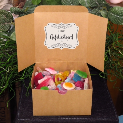 Sweet Gift Box - Gefeliciteerd